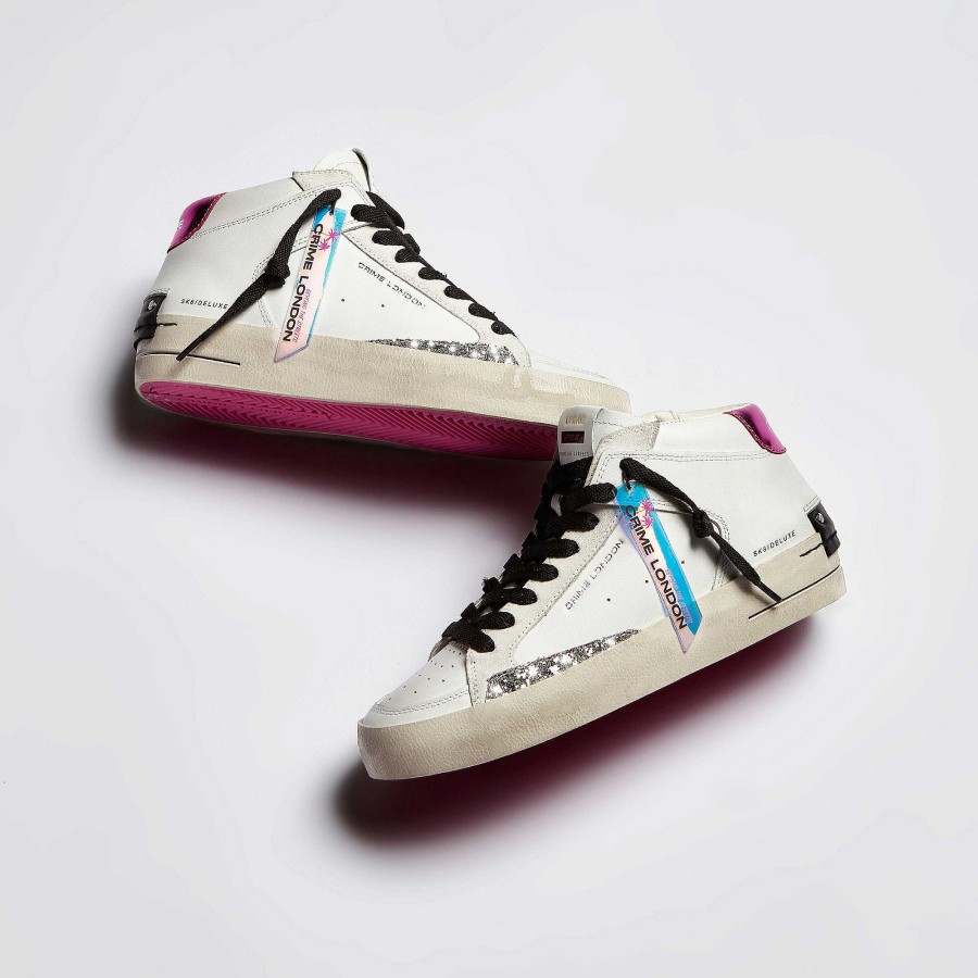 Donna Crime London | Sk8 Deluxe Mid Arcobaleno Prugna